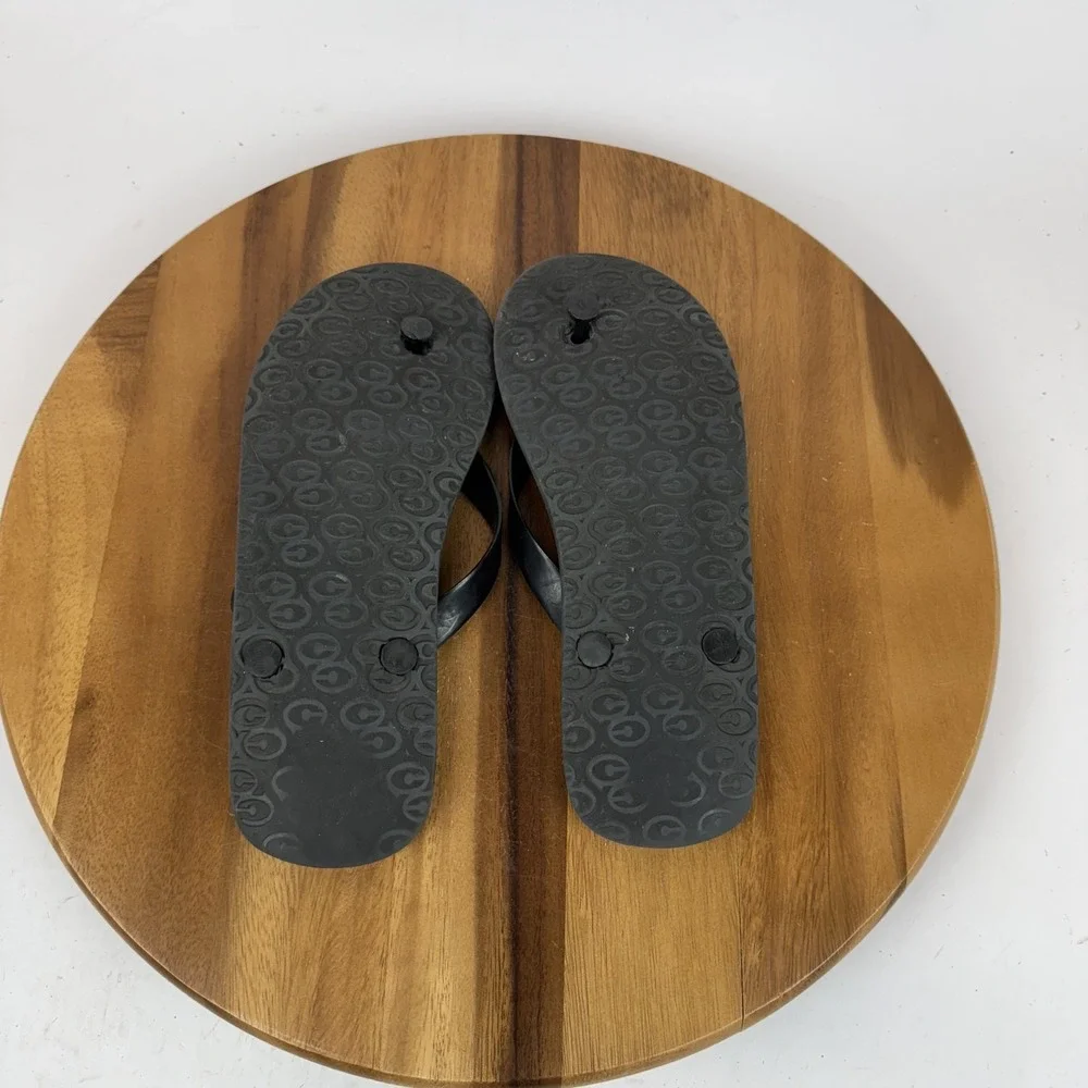 Mens Cobian Black Thong Comfort Casual Beach Flip Flops Sandals Size 8‎ M AUC